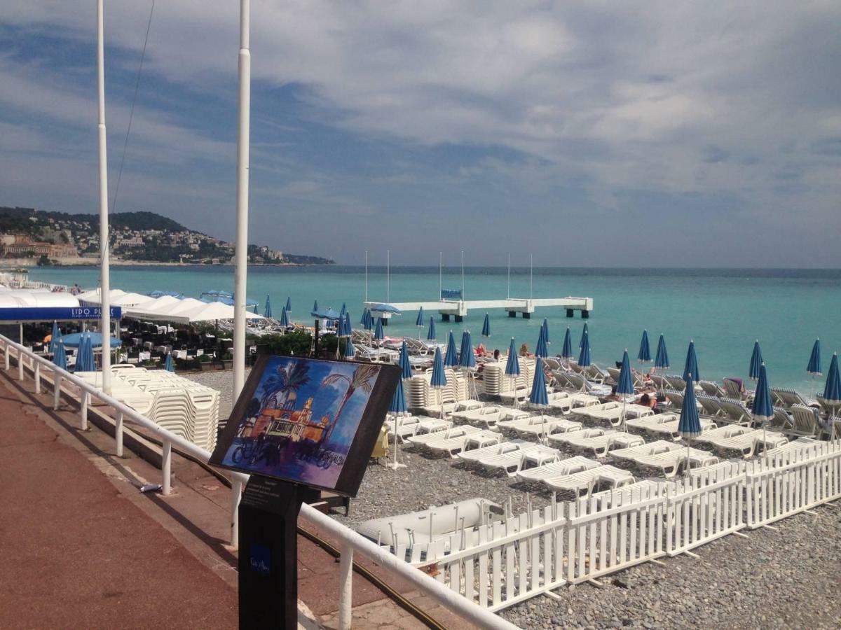 Stylish 2 Room Flat 60 Meters To The Beach Nice Eksteriør billede