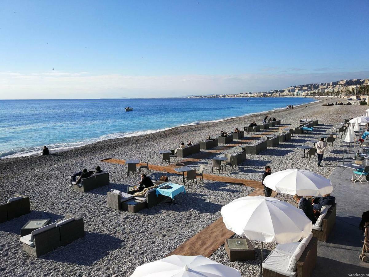 Stylish 2 Room Flat 60 Meters To The Beach Nice Eksteriør billede